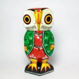Go-Lucky-Wooden-Owl-Handcrafted-Showpiece–15-Inches-WhiteBG-RainbowFeathers.jpg