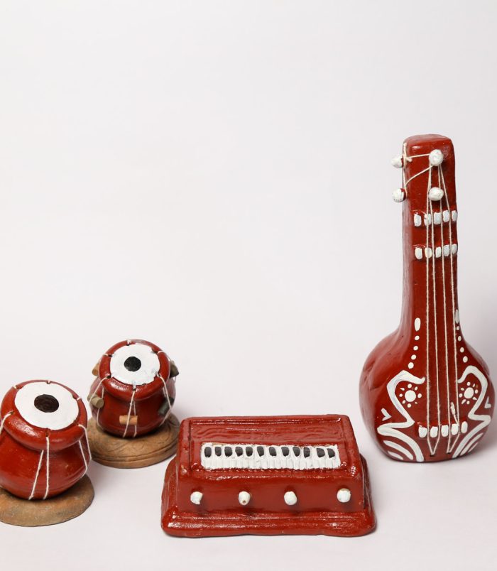 Miniature-Clay-Musical-Instruments-WhiteBG-NewView-RainbowFeathers.jpg
