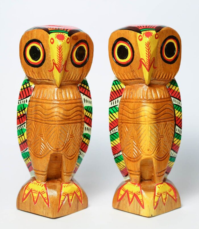 Night-Bird-Owl-Couple-Set-Handmade-Wooden-Showpieces-Set-of-2-Owls–8-Inches-WhiteBG-RainbowFeathers.jpg