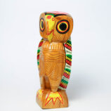 Night-Bird-Owl-Couple-Set-Handmade-Wooden-Showpieces-Set-of-2-Owls–8-Inches-WhiteBG-SideView-RainbowFeathers.jpg