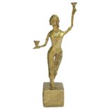 Dhokra-Dhunuchi-Nach-Hand-Crafted-Decorative-Showpiece-WhiteBG-RainbowFeathers