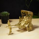 Dhokra-Hand-Pulled-Rickshaw-Big-RainbowFeathers