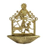 Dhokra-Devi-Durga-on-Boat-WhiteBG-RainbowFeathers