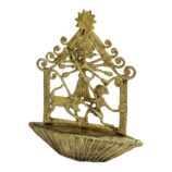 Dhokra-Devi-Durga-on-Boat-WhiteBG-RightView-RainbowFeathers