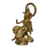 Dhokra Handcrafted Lakshmi on Conch Shell