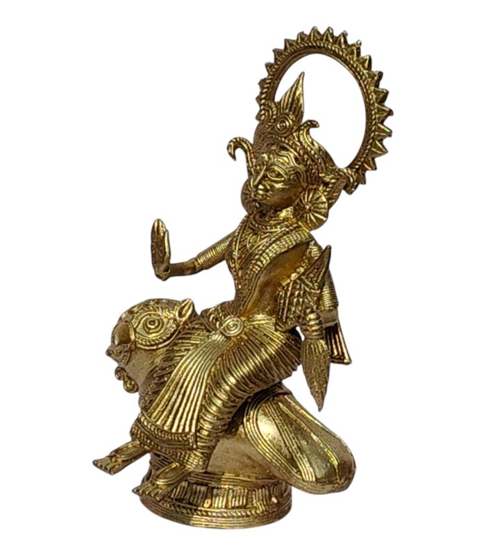 Dhokra Handcrafted Lakshmi on Conch Shell Dhokra Handcrafted Lakshmi on Conch Shell