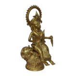 Dhokra Handcrafted Lakshmi on Conch Shell.1