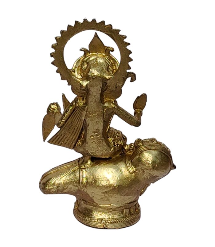 Dhokra Handcrafted Lakshmi on Conch Shell.2 Dhokra Handcrafted Lakshmi on Conch Shell.2