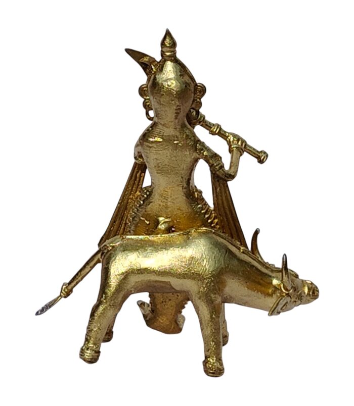 Dhokra Handmade Krishna The Incarnation as Cow Herder. Dhokra Handmade Krishna The Incarnation as Cow Herder.