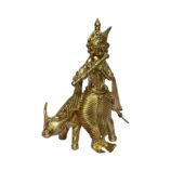 Dhokra Handmade Krishna The Incarnation as Cow Herder