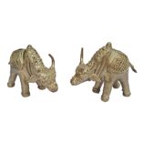 Dhokra-Pair-of-Bull-WhiteBG-RainbowFeathers